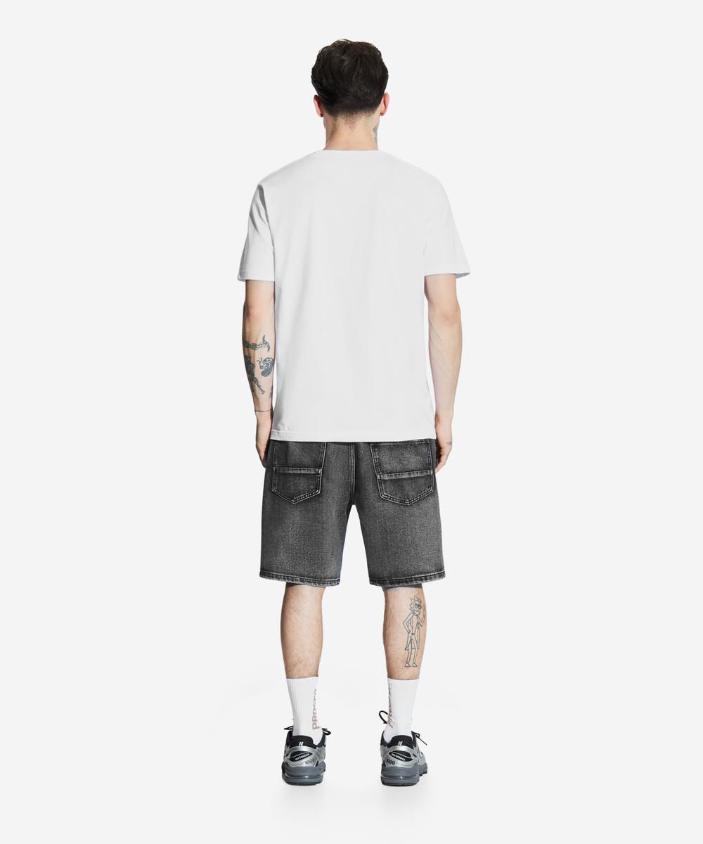 Jang jeansy krótkie męskie regular jasnoszare