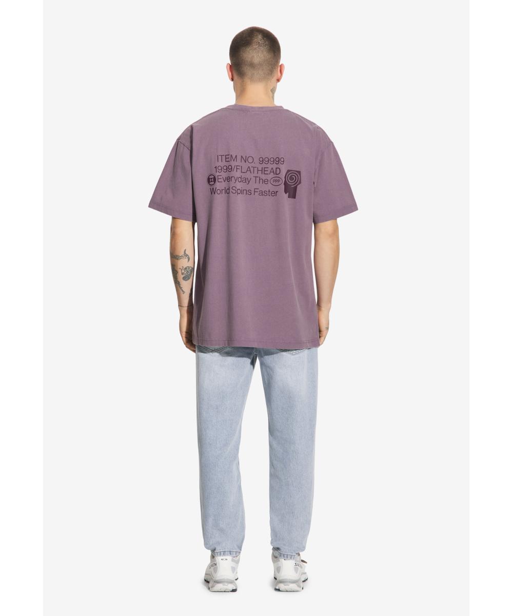 Flathead t-shirt męski lawendowy