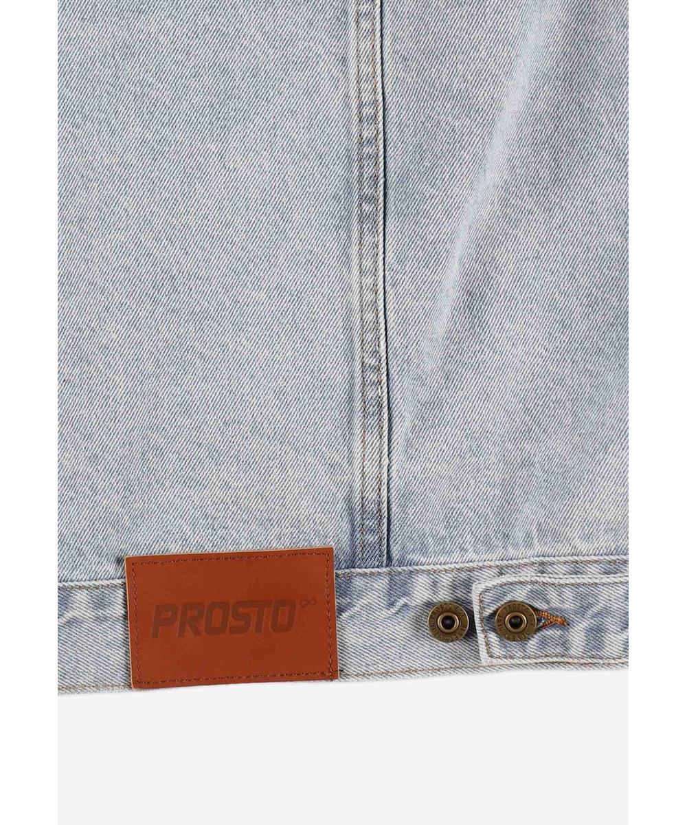 Civil kurtka jeansowa męska niebieska