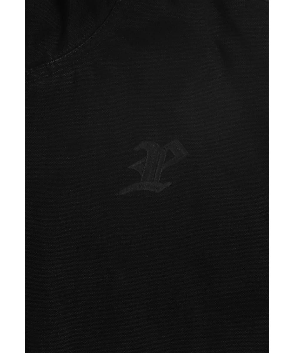 Padded kurtka z kapturem męska czarna