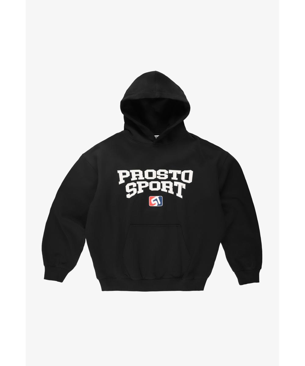 Lounge bluza z kapturem oversize bawełniana męska czarna