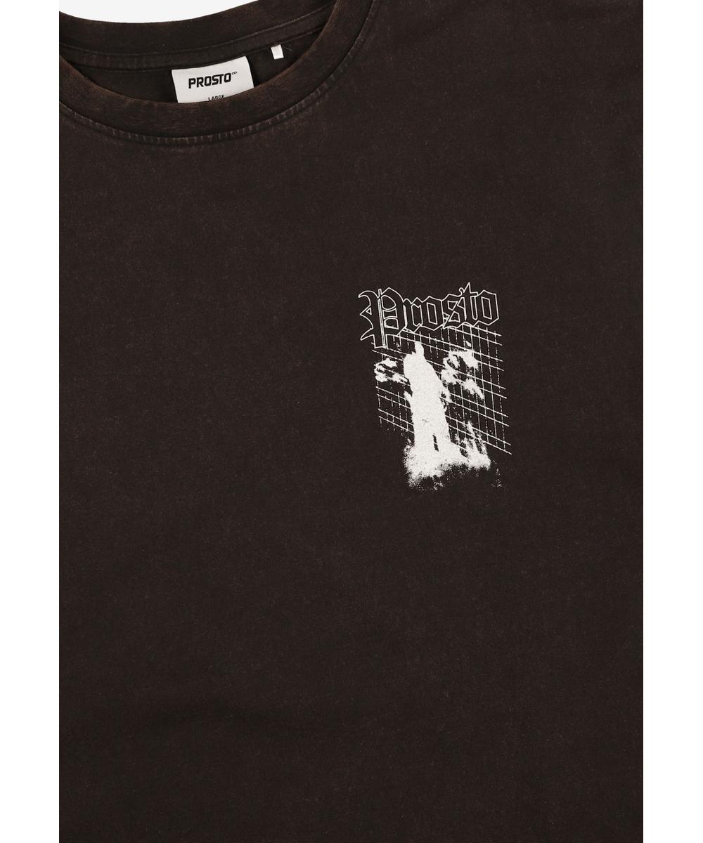 Shadow t-shirt męski bawełniany czarny