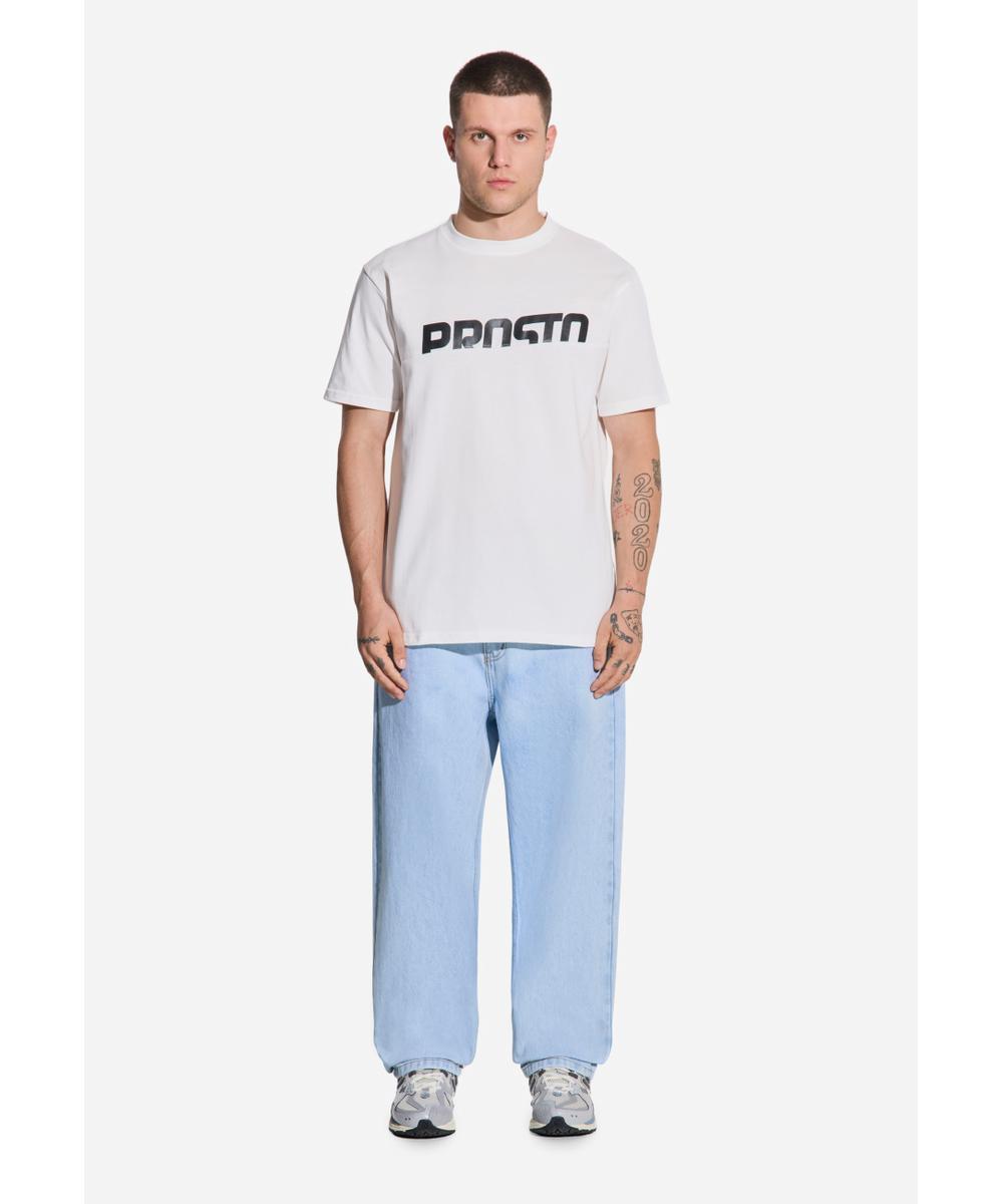 Spirit Level t-shirt bawełniany biały