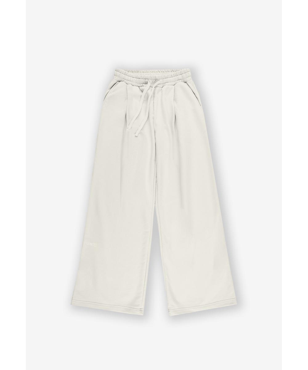 Pants Oversized spodnie dresowe damskie białe