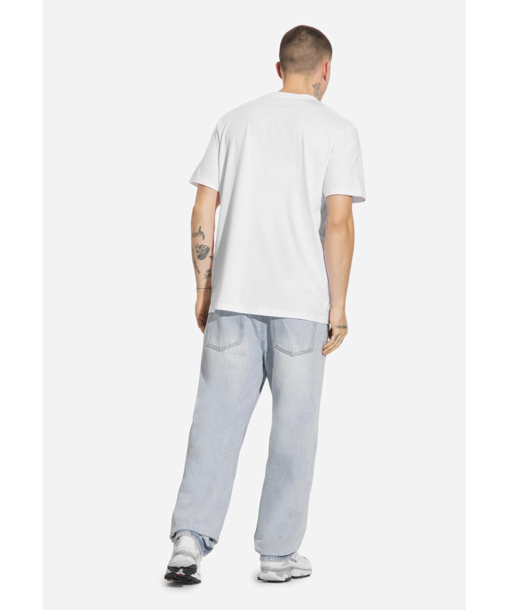 Bunker jeansy męskie regular niebieskie