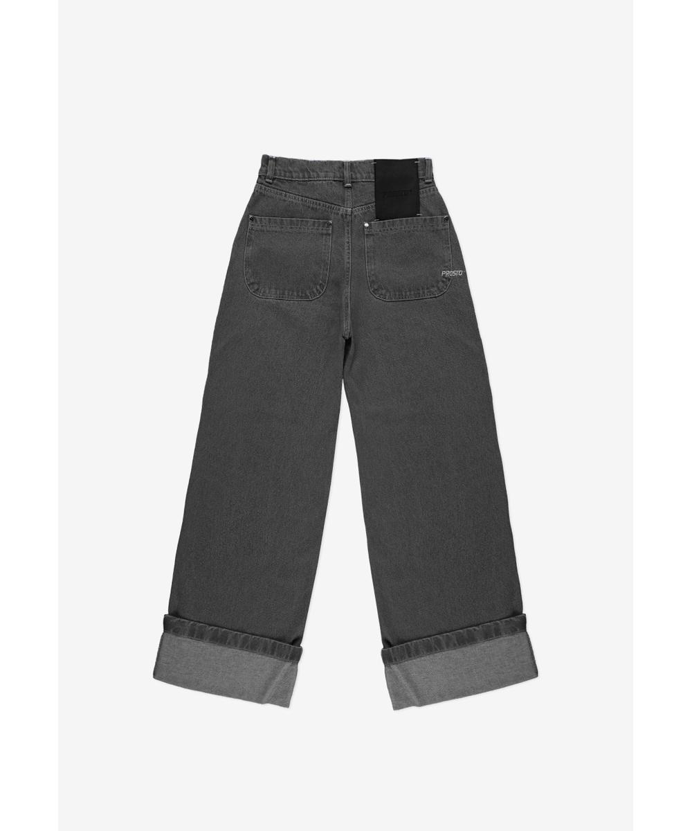 Long Pants Work spodnie jeansy damskie czarne