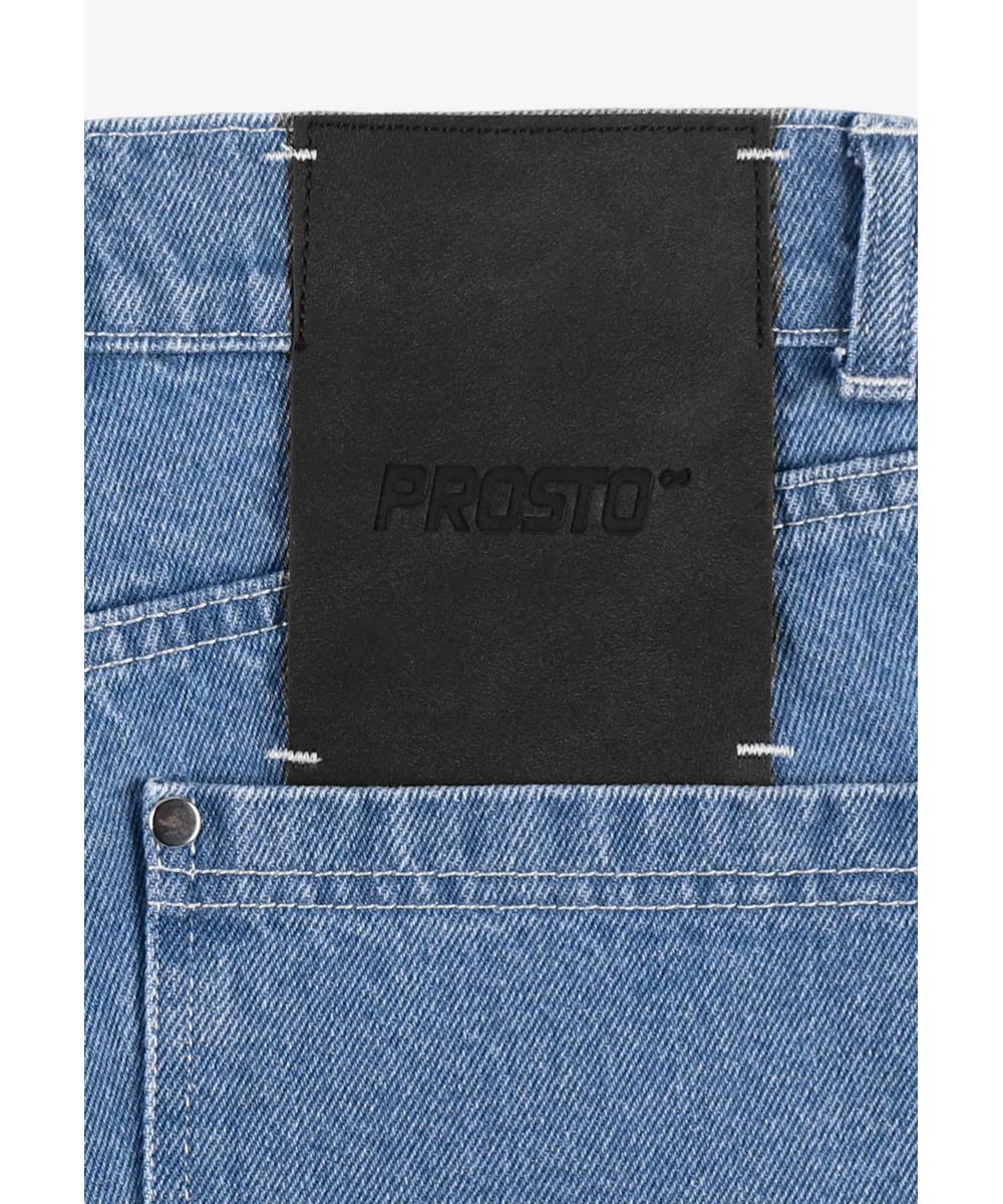 Long Pants Work spodnie jeansy damskie niebieskie