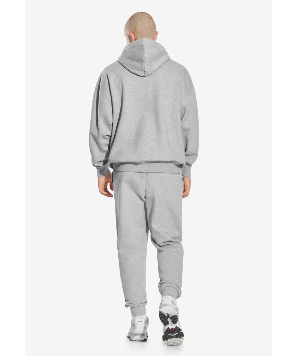 Chicago bluza męska z kapturem szara