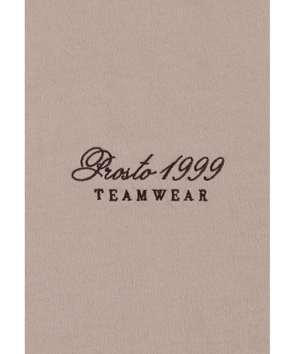 Team t-shirt bawełniany beżowy