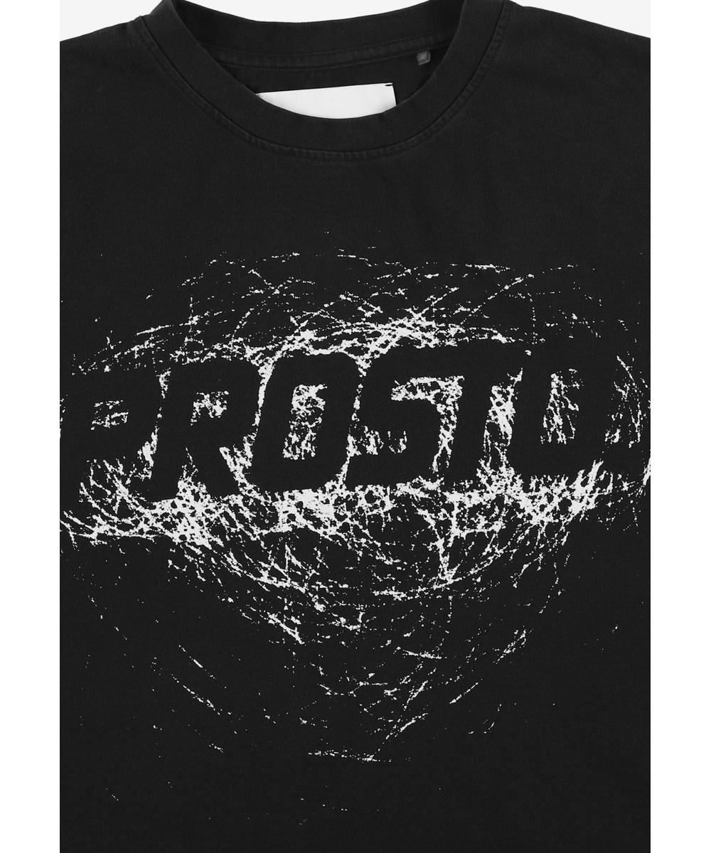 Scriber Washed t-shirt bawełniany czarny