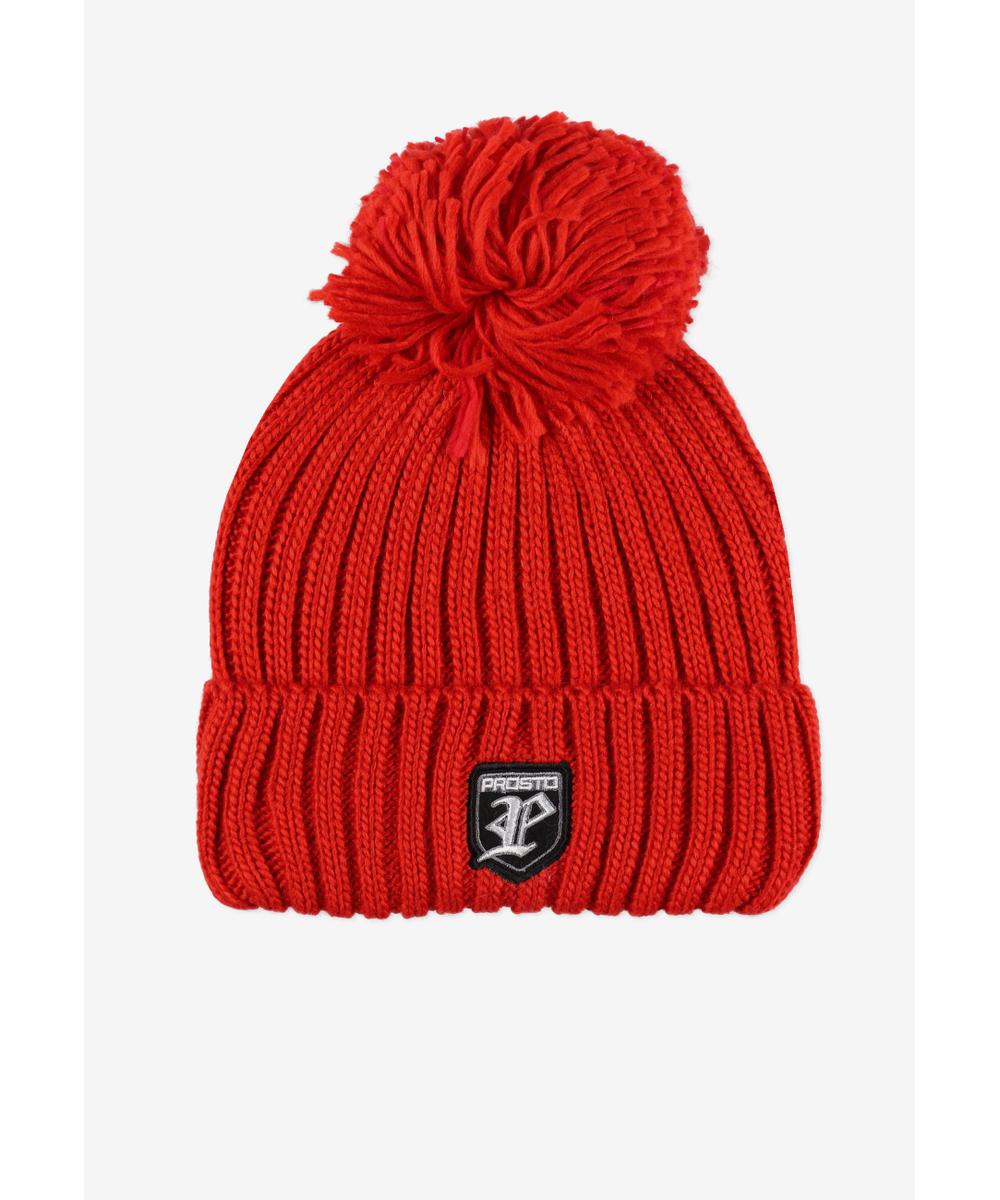 Team czapka zimowa czerwona