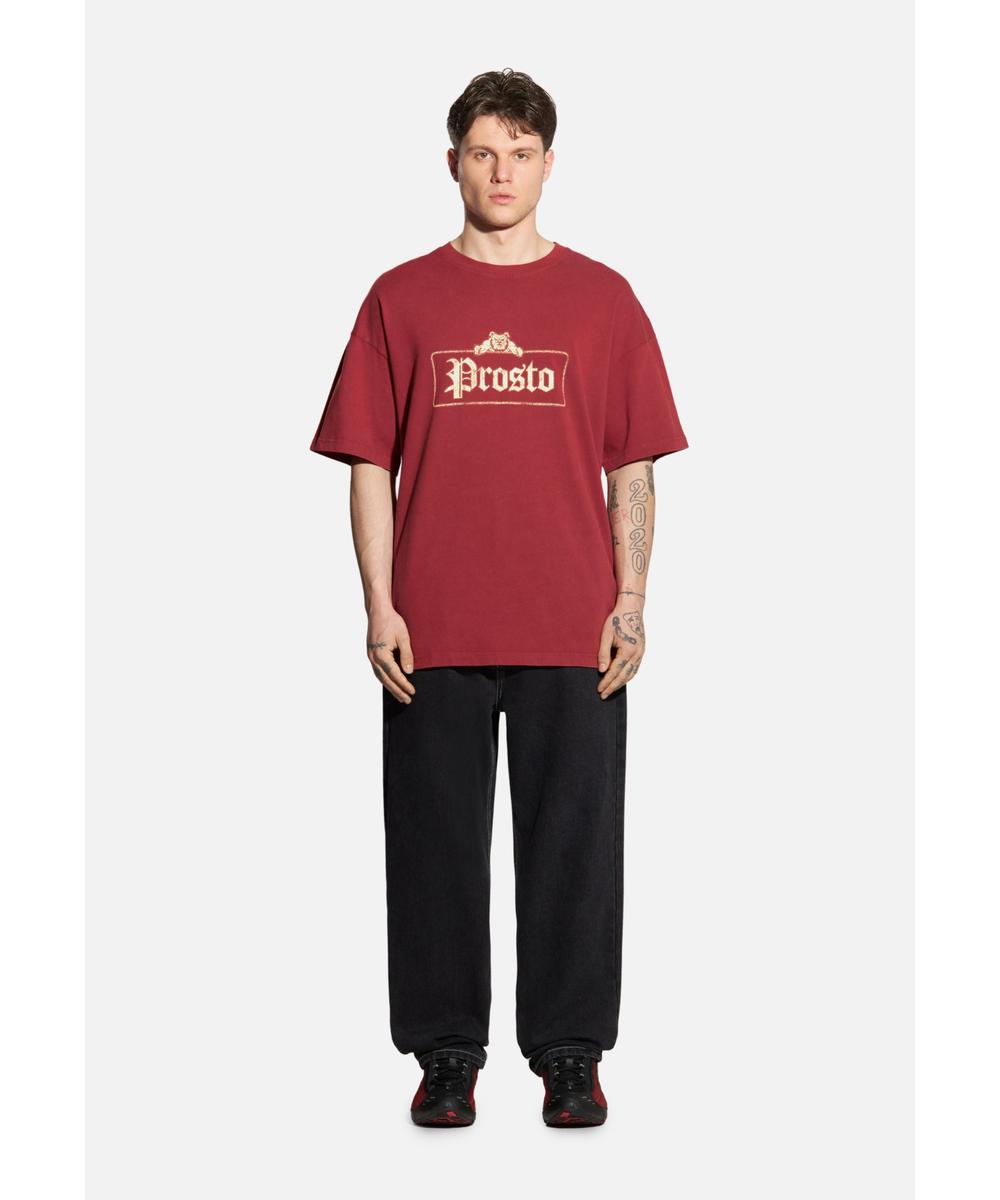 Bull t-shirt męski czerwony