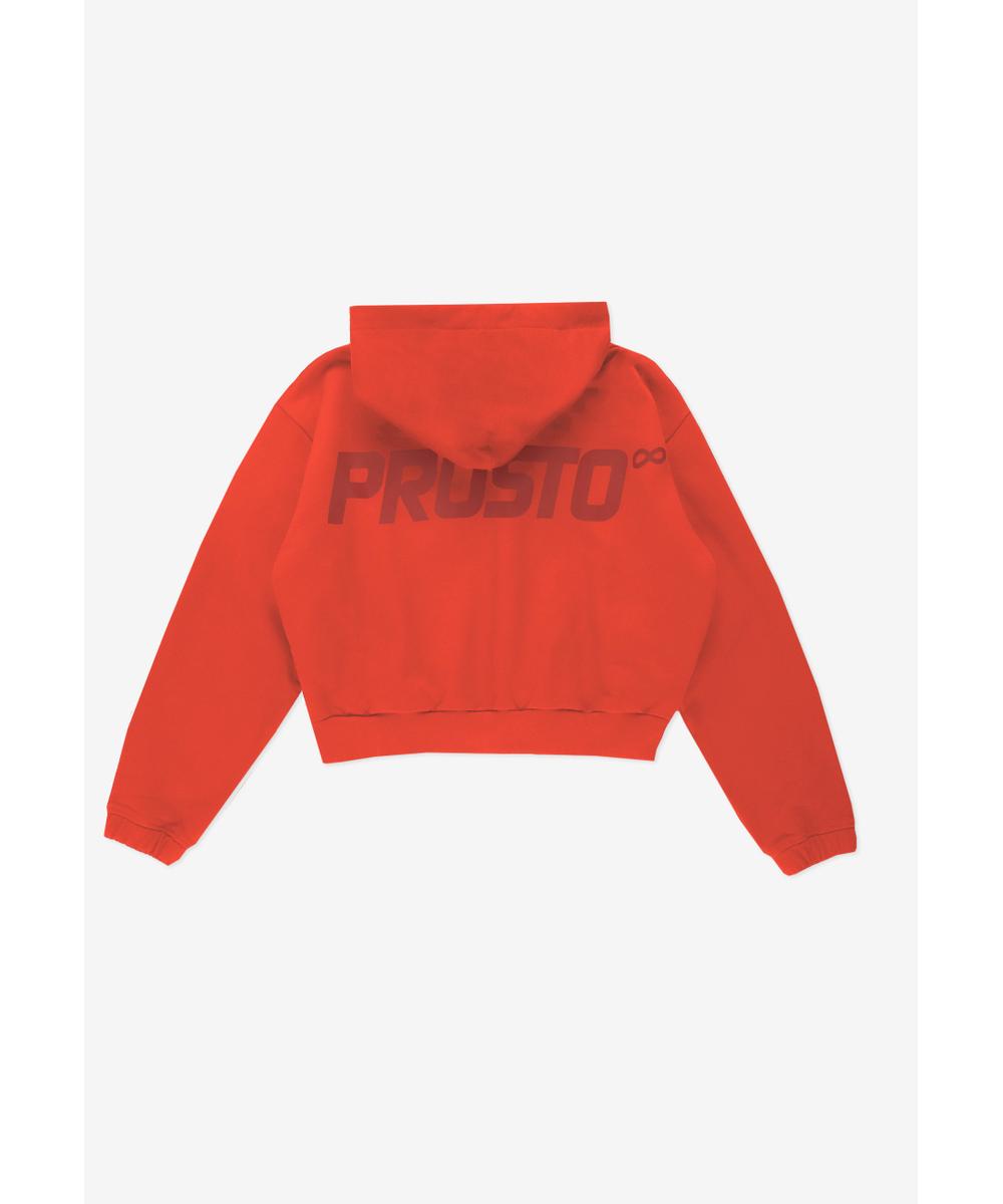 Bomb bluza z kapturem damska czerwona