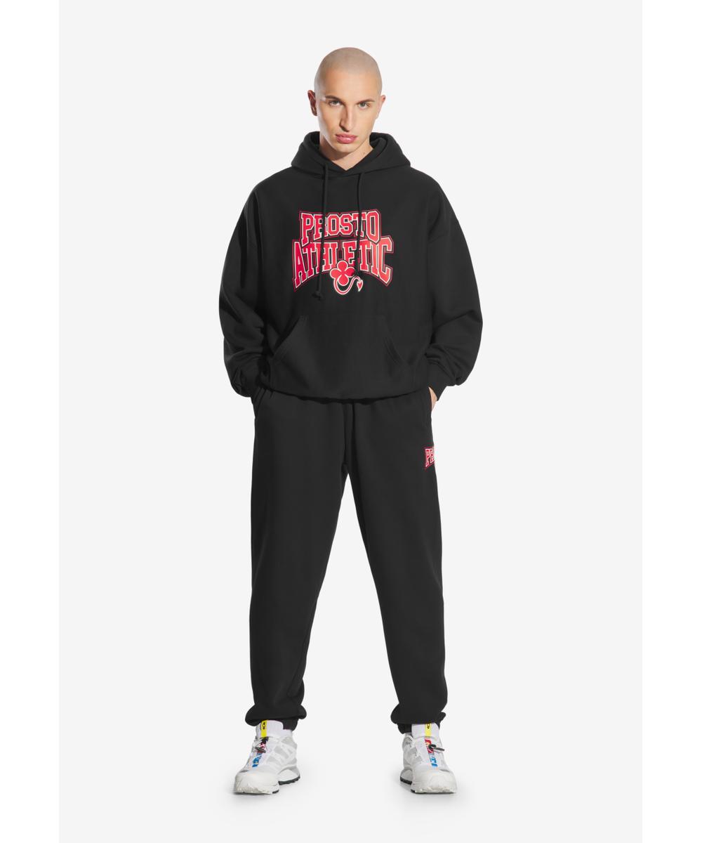 Chicago bluza męska z kapturem czarna