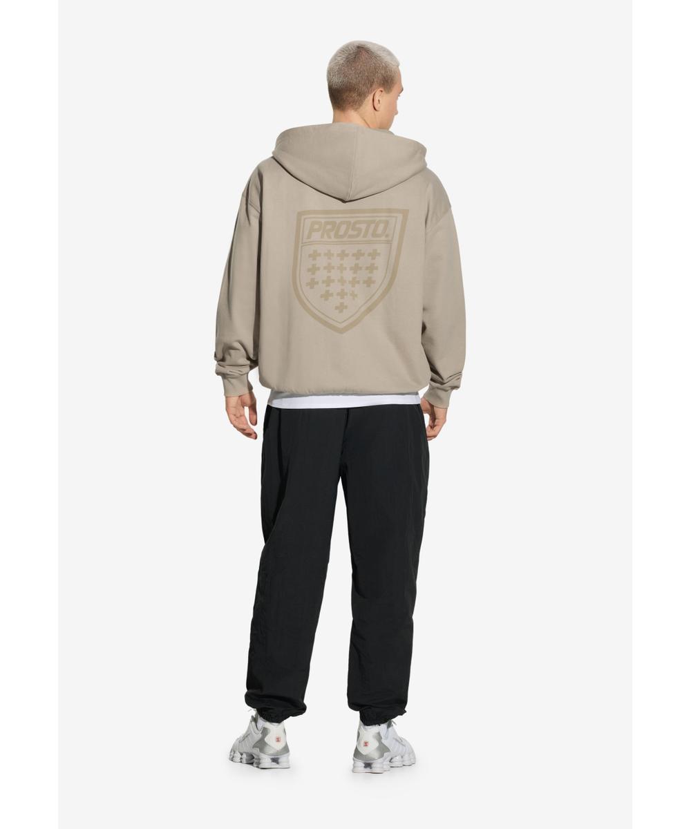 Shield bluza z kapturem beżowa