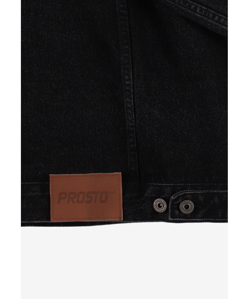 Civil kurtka jeansowa męska czarna