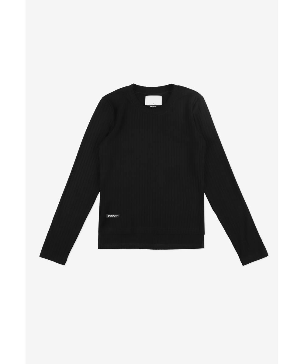 Bamboo longsleeve damski czarny