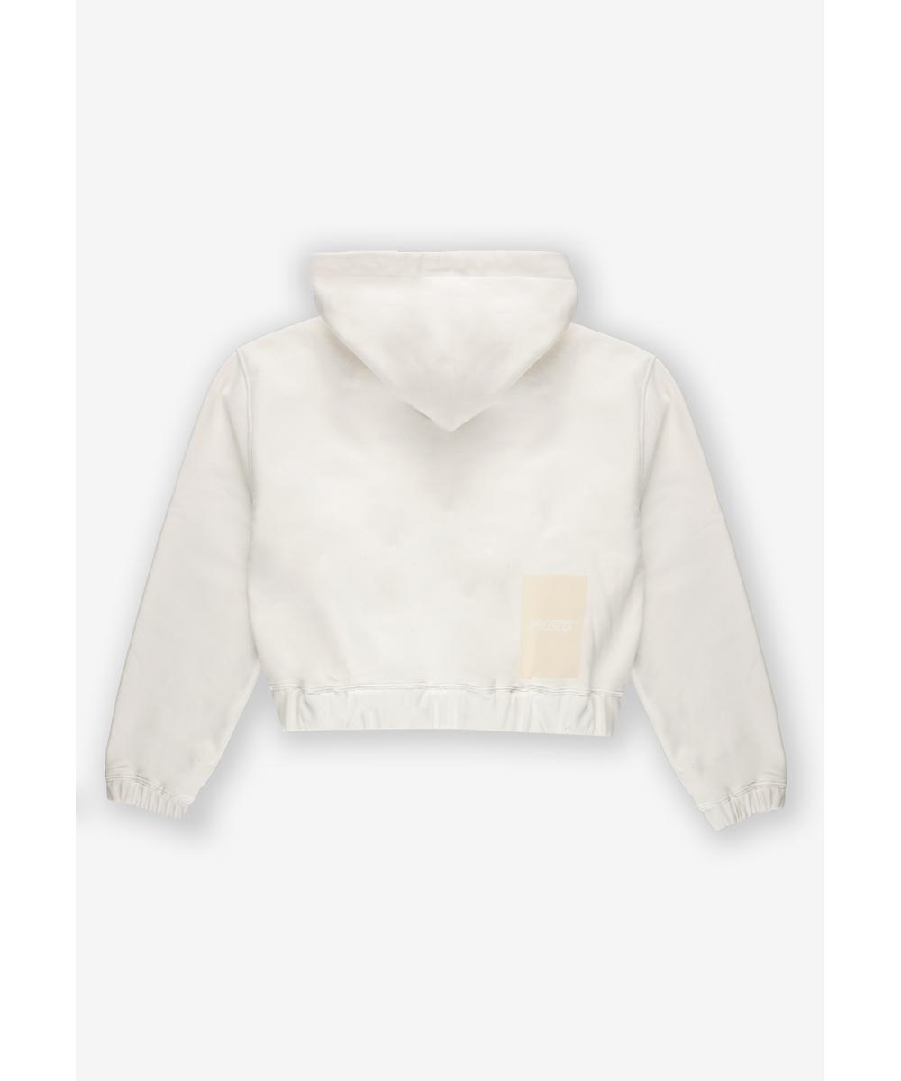 Bomb bluza z kapturem damska biała