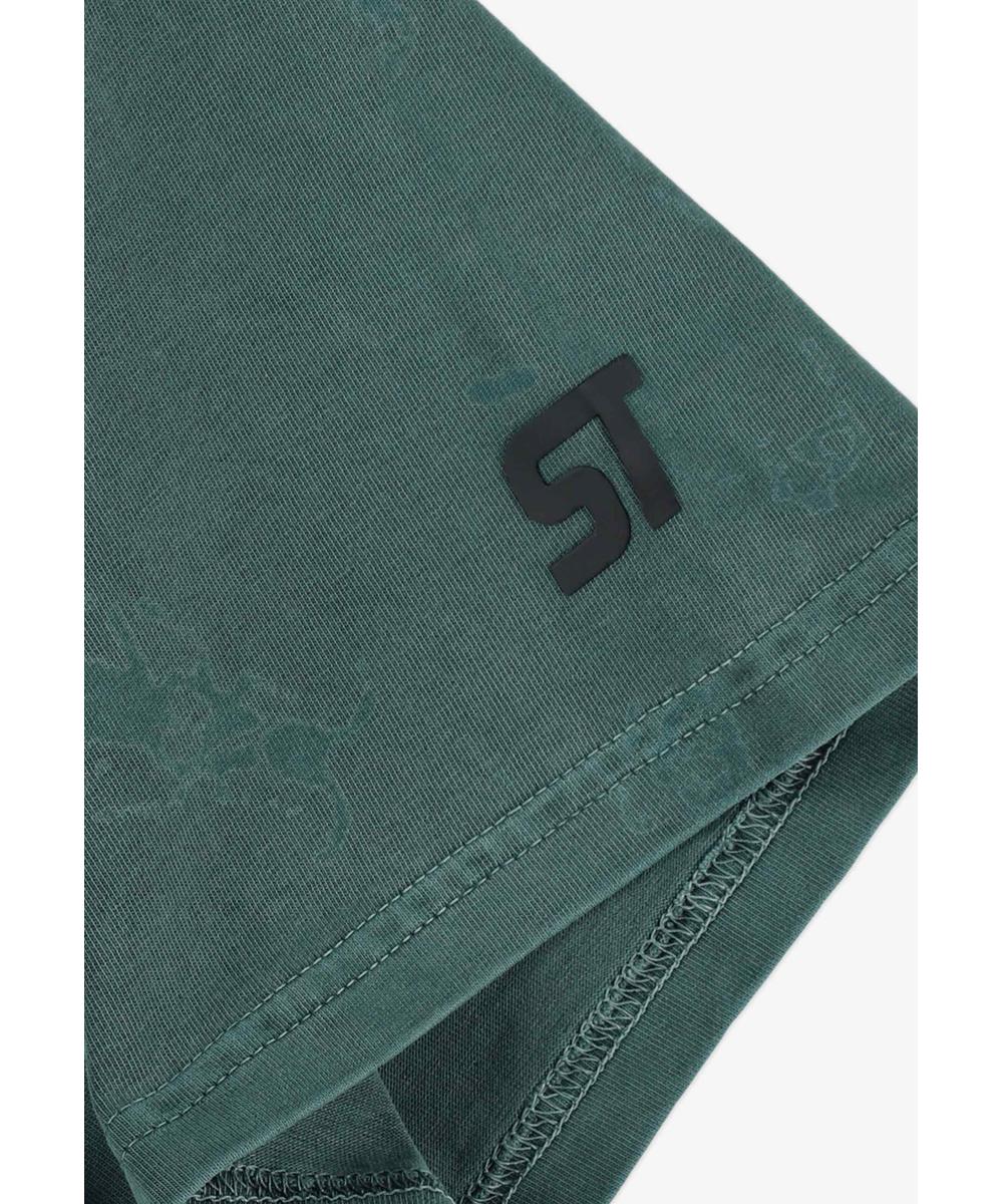 Insects t-shirt bawełniany zielony