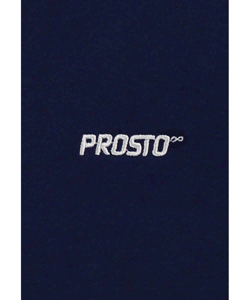 Heavyweight t-shirt bawełniany damski granatowy