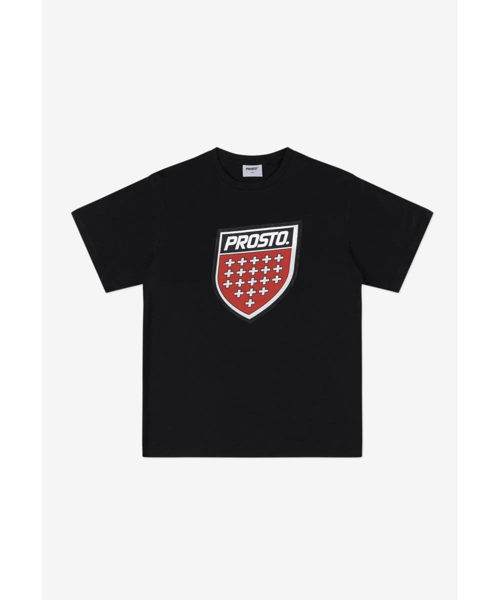 Infine t-shirt bawełniany czarny