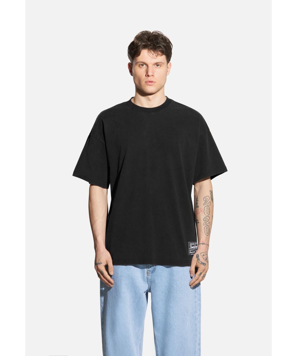 Infinity Label t-shirt bawełniany czarny