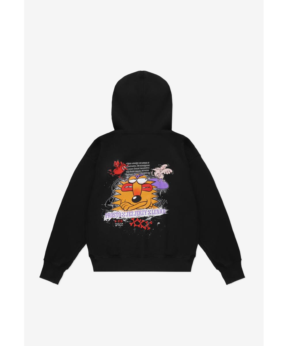 JJ Lenar bluza z kapturem czarna