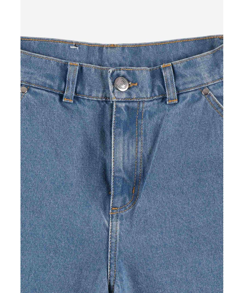 Dart Pants Work spodnie jeansy damskie niebieskie