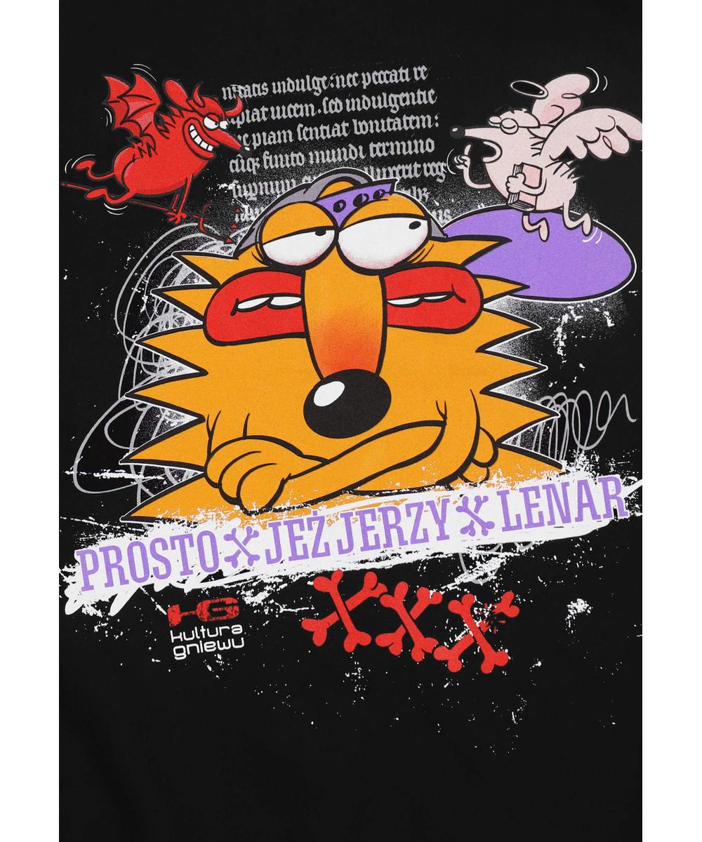 JJ Lenar t-shirt bawełniany czarny