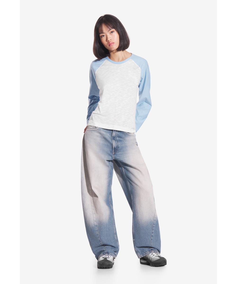 College longsleeve damski niebieski