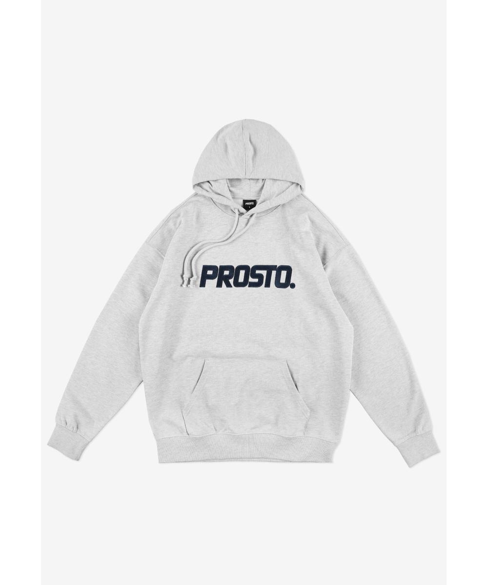 Check bluza z kapturem męska szara