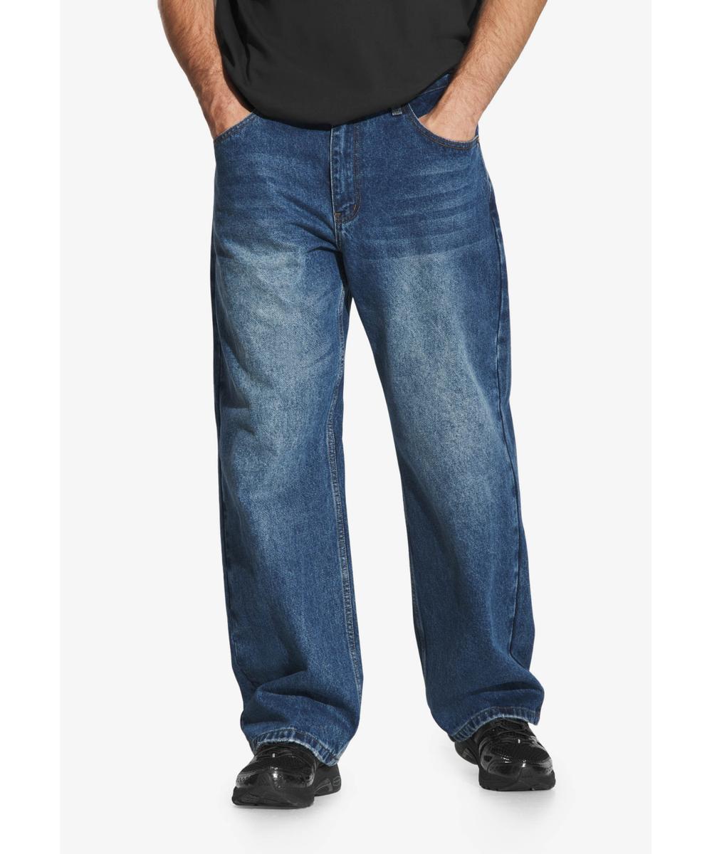 Tarmac jeansy męskie baggy niebieskie