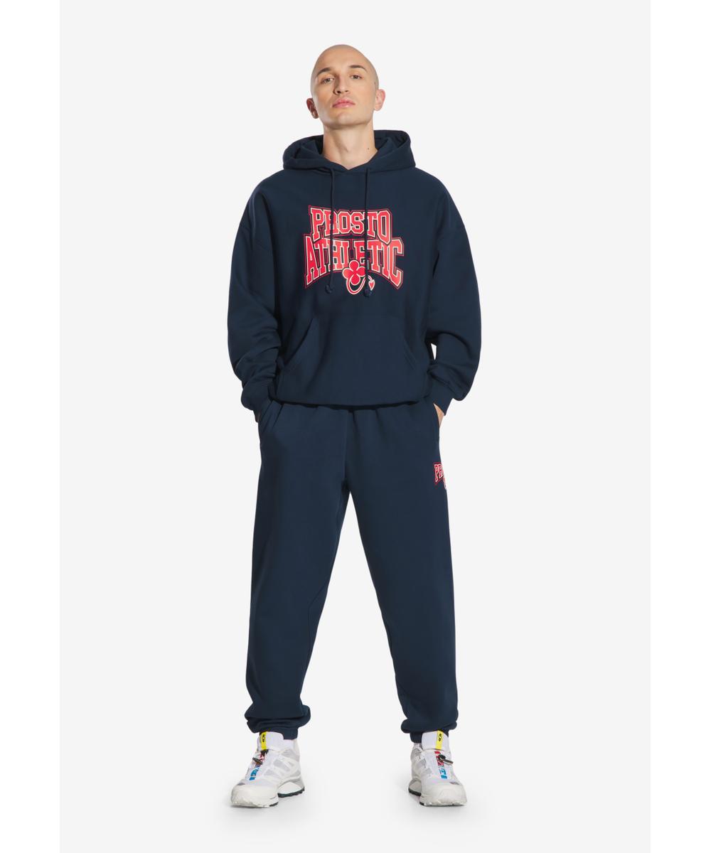 Chicago bluza męska z kapturem granatowa