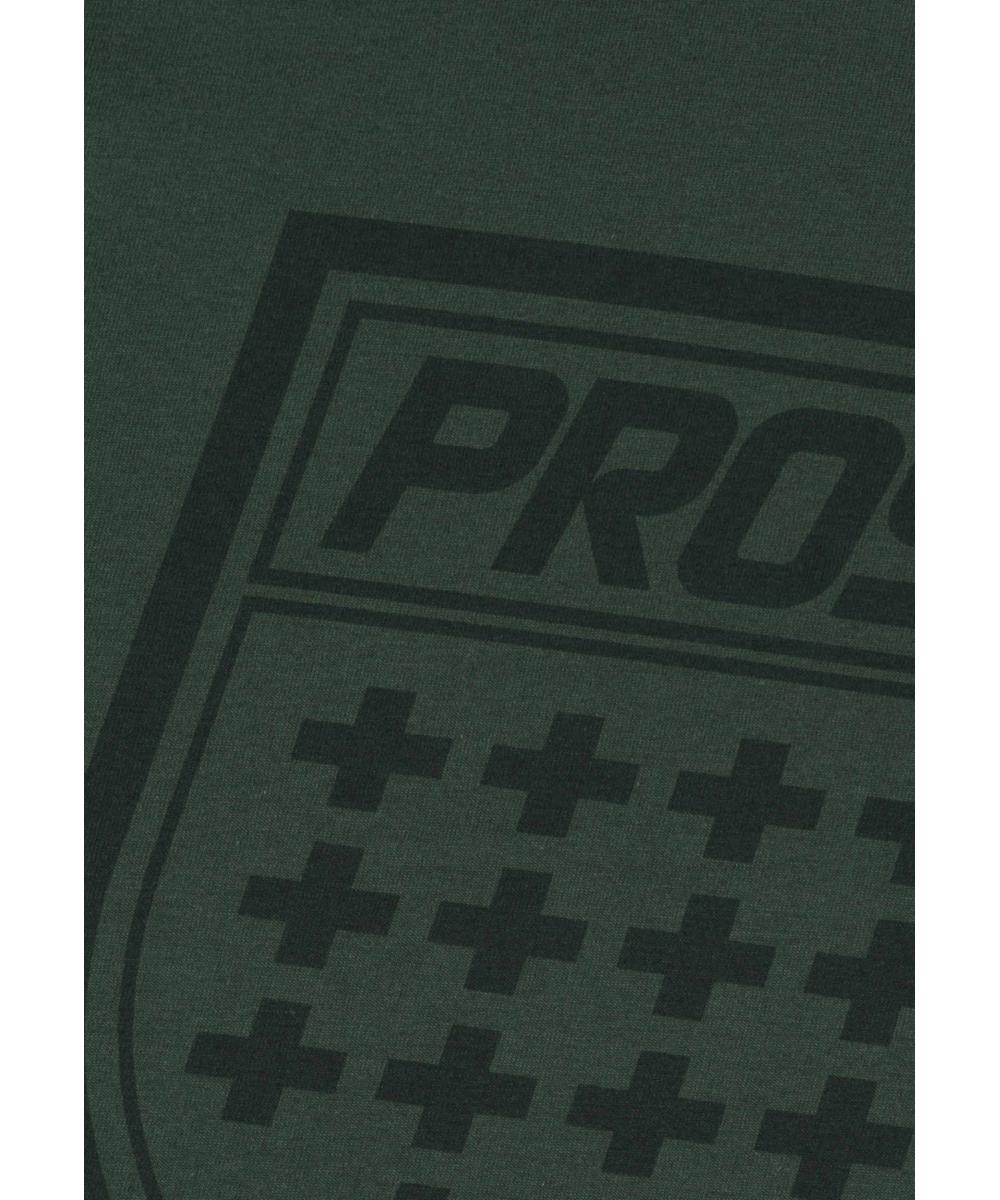 Shield t-shirt bawełniany khaki