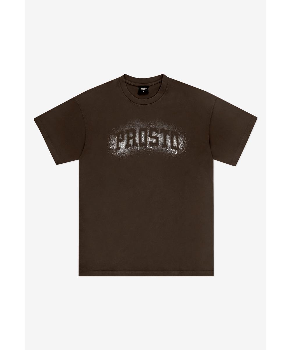 Jung t-shirt męski ciemnobrązowy