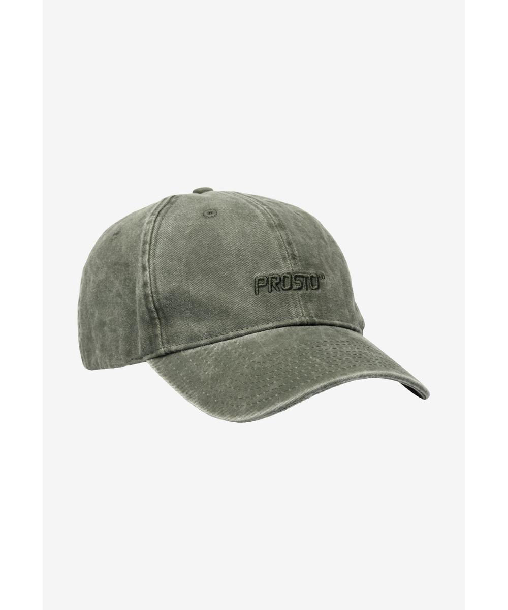 Infinity czapka z daszkiem bawełniana zielona