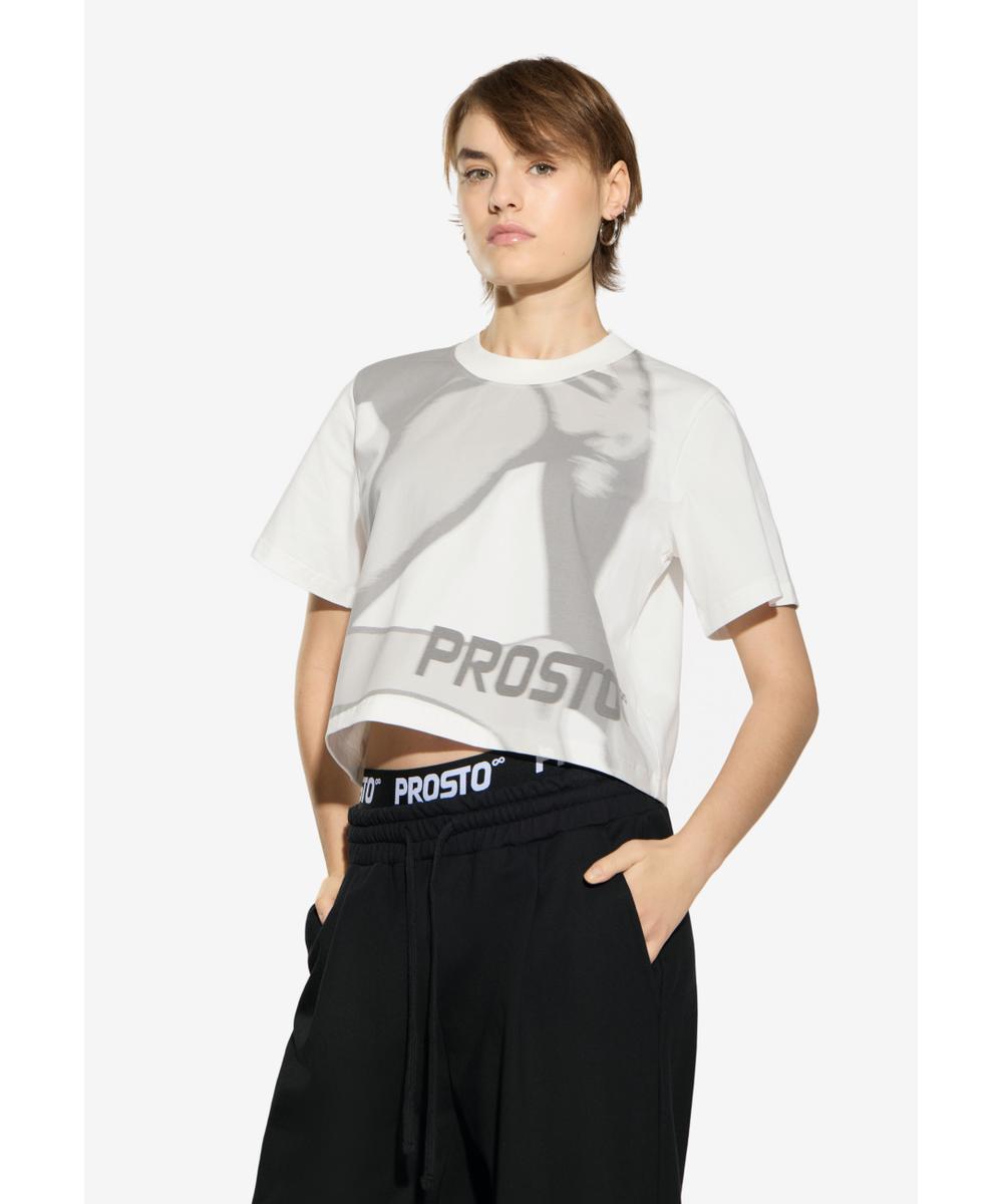 NSFW t-shirt bawełniany biały