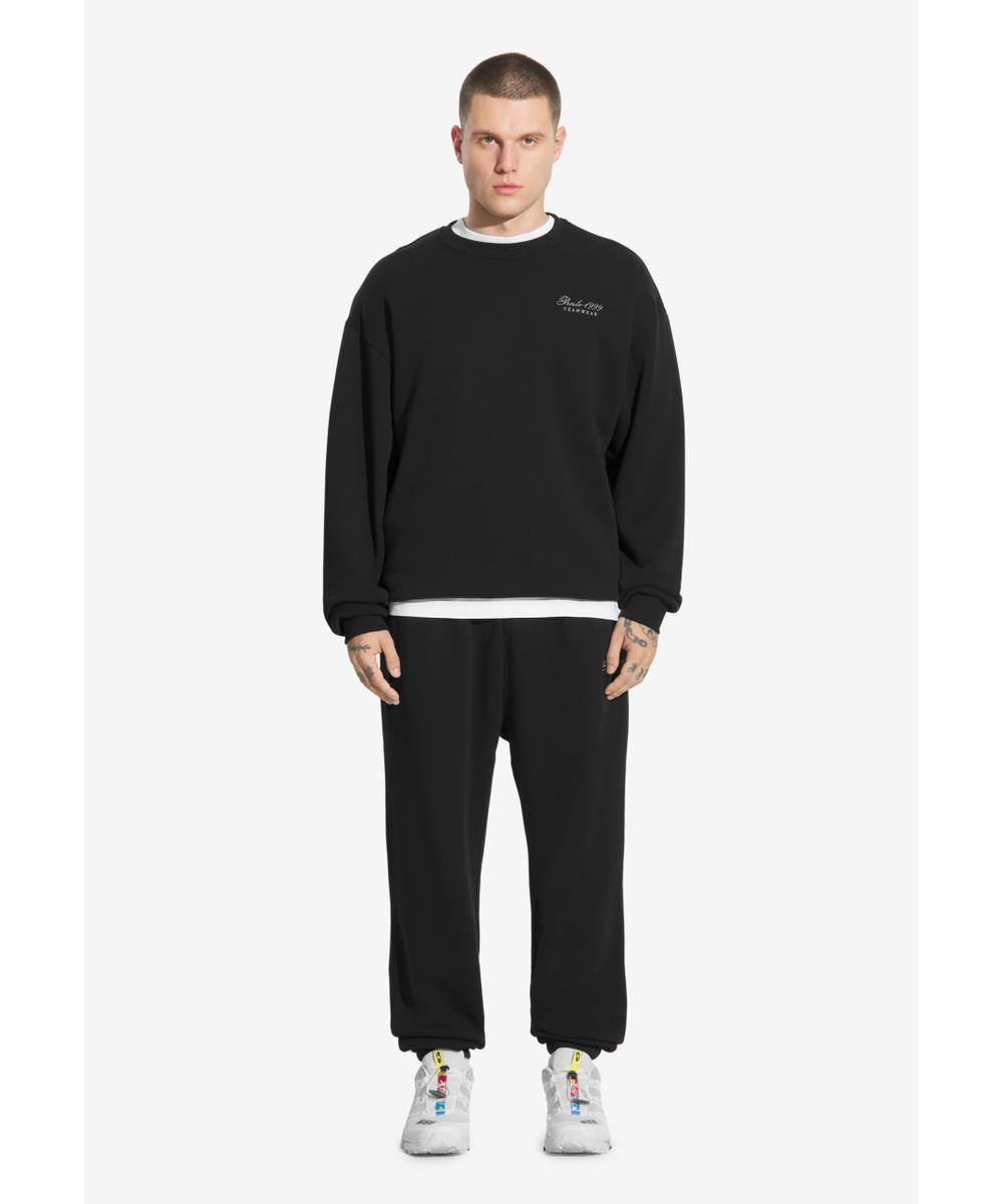 Football spodnie dresowe męskie czarne