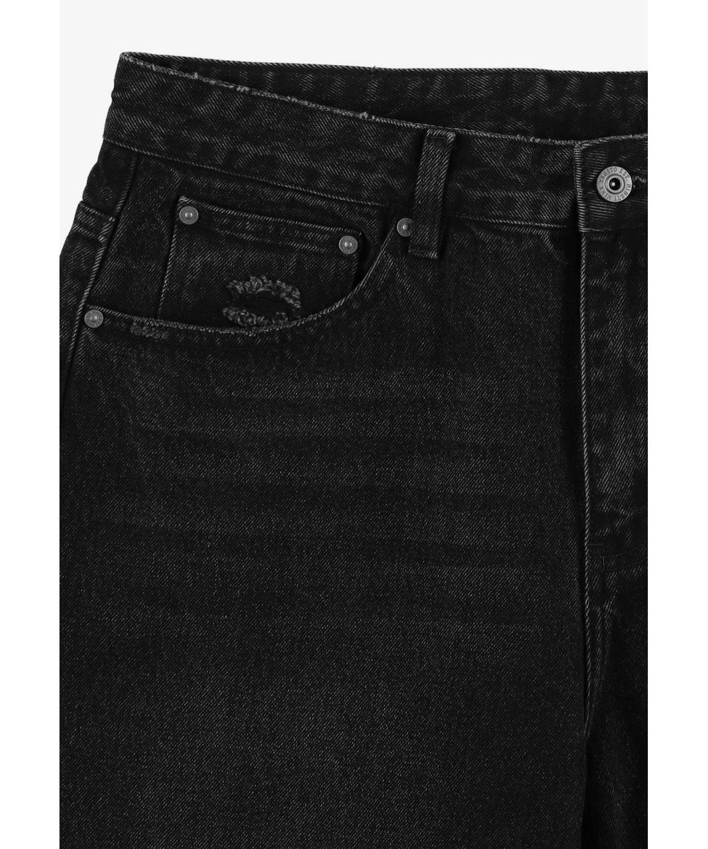 Bunker jeansy męskie regular grafitowe