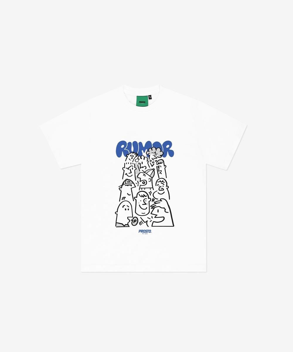 Rumor t-shirt dziecięcy biały