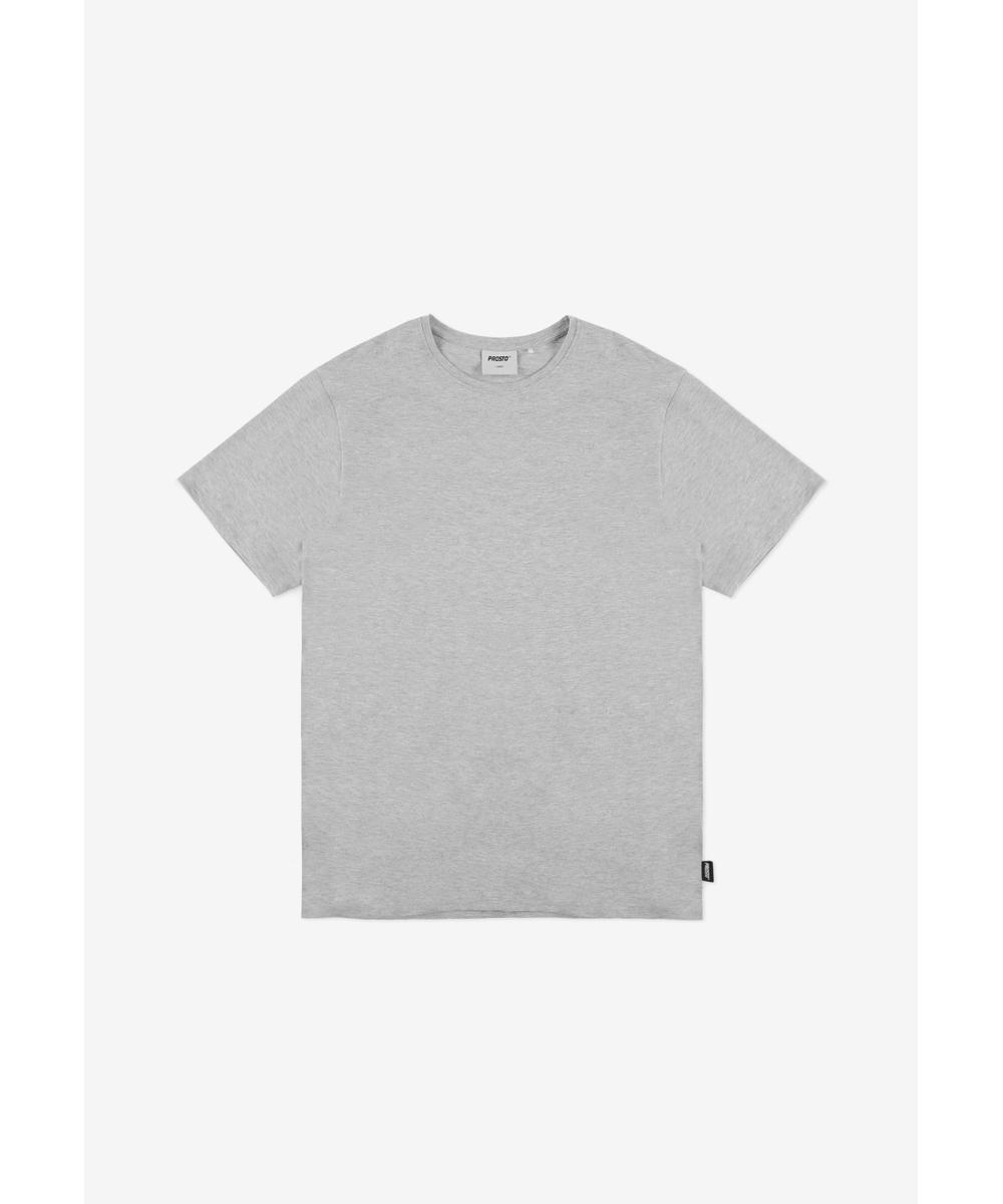 Slim t-shirt męski bawełniany szary