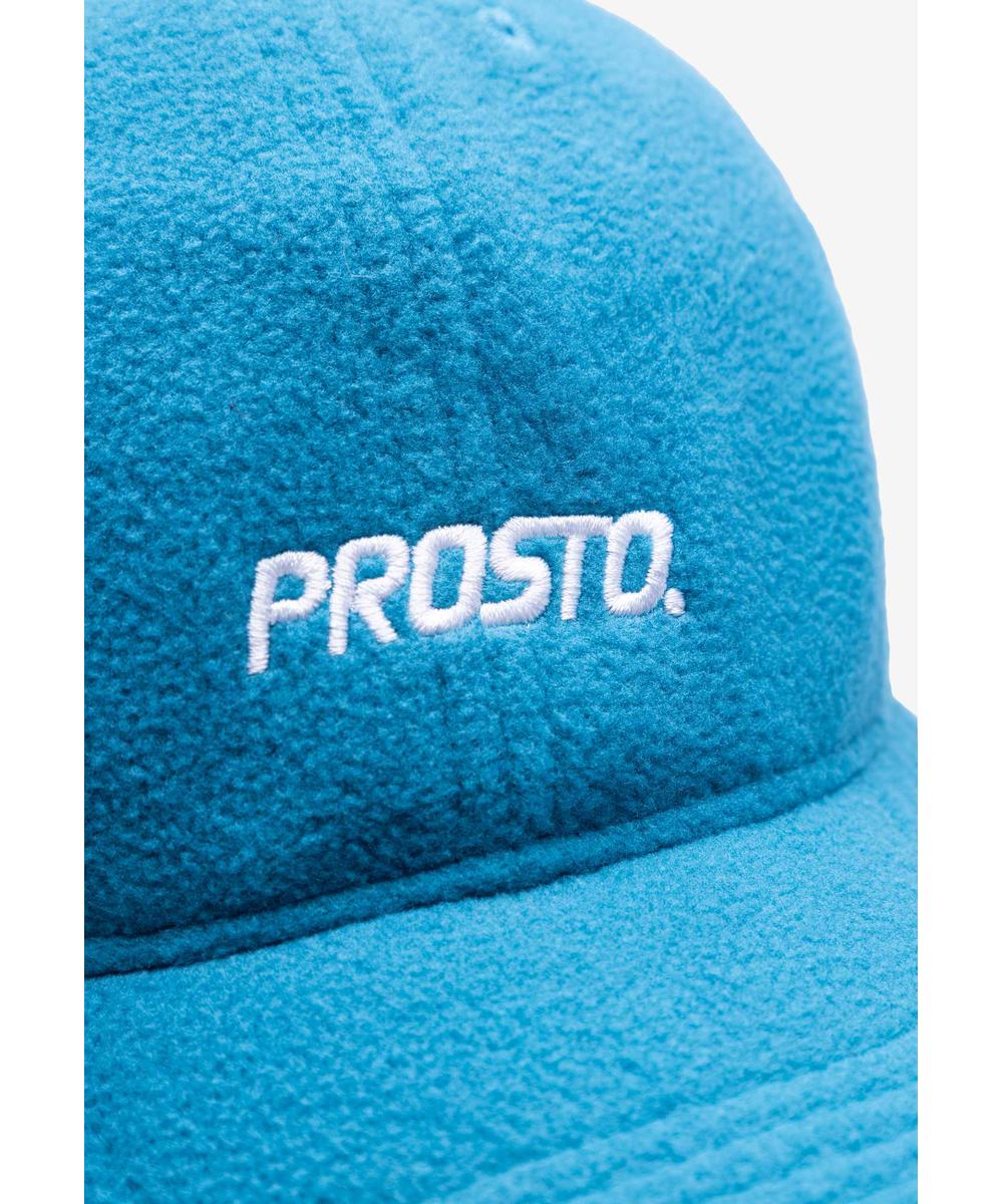 Fleece czapka z daszkiem turkusowa