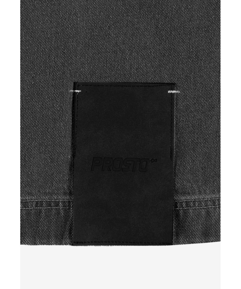 Long Shirt koszula bawełniana damska czarna