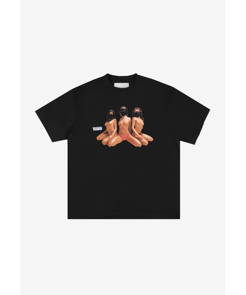 Misses t-shirt bawełniany czarny