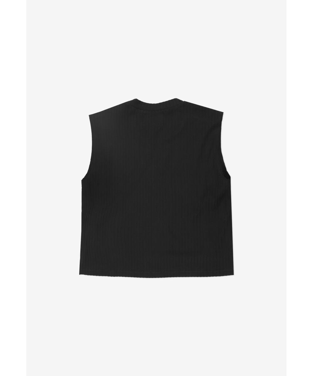 Bamboo top damski czarny