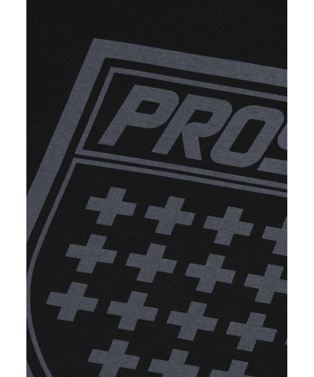 Shield t-shirt bawełniany czarny