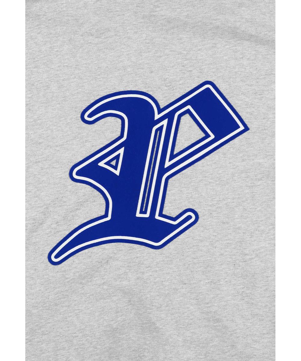 Gothic P bluza z kapturem męska szara