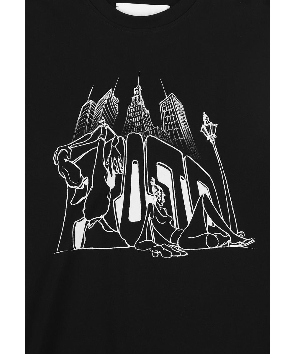 antekkrenz t-shirt bawełniany czarny