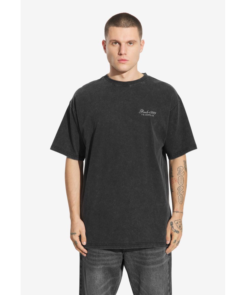 Athletic t-shirt męski bawełniany czarny