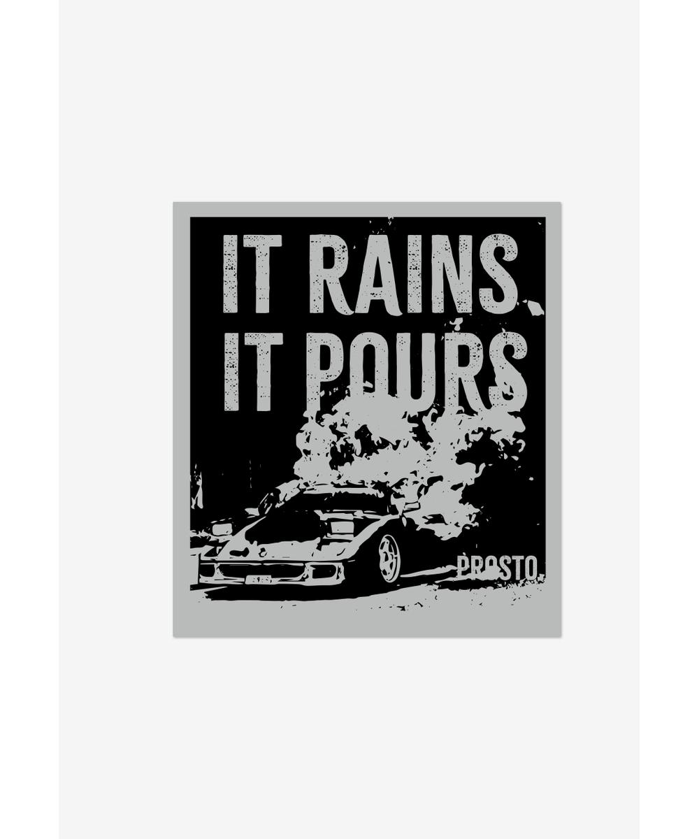 Naklejka It Rains It Pours